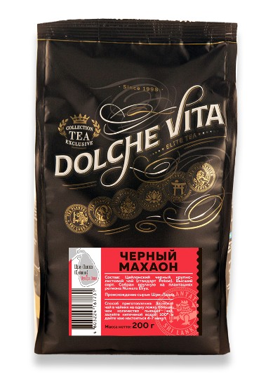 Чай "Черный махаон" Dolche Vita в мягкой упаковке, 200 гр