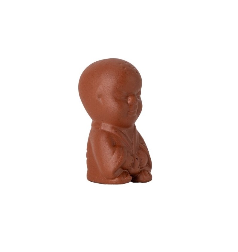 Мальчик чайный маленький, чайная игрушка для чайной церемонии (глина) 6 см