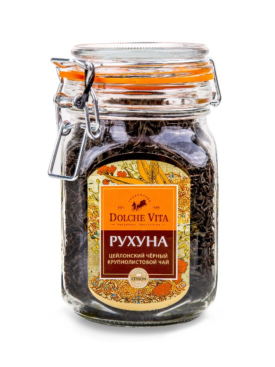 Чай "Рухуна" Dolche Vita в стеклянной банке, 125 г 
