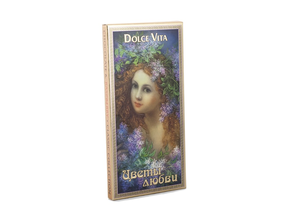 Шоколад темный "Цветы любви" Dolche Vita, 100 гр